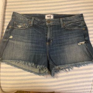 Paige denim distressed Daryn short